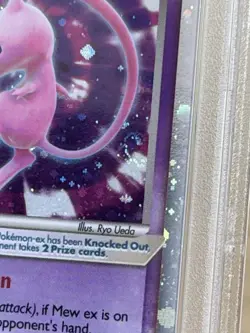 Mew EX Holo 🌀SWIRL🌀 2006 Pokemon EX Holon Phantoms #100 PSA 8 NM-MT - Image 4
