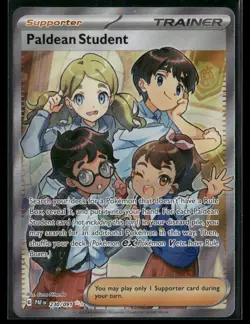 Pokemon Paldean Student 230/091 PAF Ultra Rare Holo NM SV: Paldean Fates - Image 1