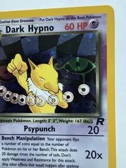 Dark Hypno - Team Rocket - 9/82 - Holo Rare - Pokemon TCG - NM - Image 3