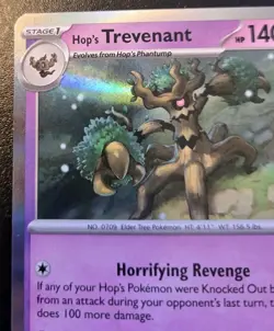 Hop's Trevenant 096/217 Holo Rare Mega Evolution: Ascended Heroes Pokemon TCG - Image 2