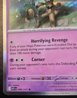 Hop's Trevenant 096/217 Holo Rare Mega Evolution: Ascended Heroes Pokemon TCG - Image 4