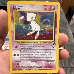 WotC Promo Mew 09/53 Holo Promo 50 HP English Basic Psychic Pokemon TCG - Image 1