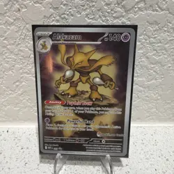 Alakazam 009 Pokemon Center Stamp Black Star Promo Mega Evolution - Image 1