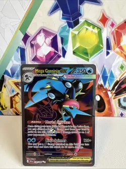 Mega Greninja ex 100/086 Ultra Rare Full Art (FA) - Pokemon TCG Chaos Rising NM - Image 1