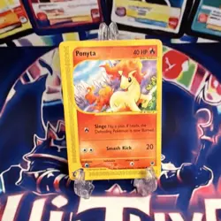 Pokemon TCG Ponyta 126/165 Expedition Base Set e-Reader Regular Common 40 HP - Image 1