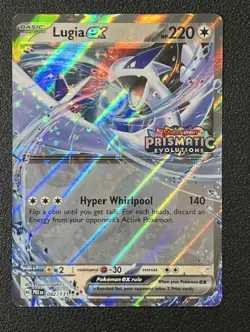 Pokemon TCG Pokemon Lugia ex Lugia Double Rare Holo 082/131 PRISMATIC STAMP - Image 1