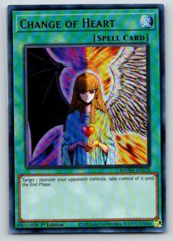Change of Heart MAMA-EN078 Ultra Rare Magnificent Mavens Yu-Gi-Oh 1st Edition NM - Image 1