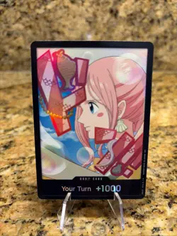 ENGLISH DON !! Shirahoshi FOIL /TEXTURED ONE PIECE Card The Best 2 - Image 1