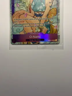 One Piece CCG O-Nami OP05-062 illustration box vol. 1 sealed - Image 3