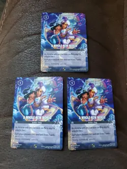 Disney Lorcana A Whole New World Infinity Promo Card 10/ 3+1 Free CARD - Image 2