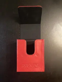 Ultra PRO Deck Box Red Leather Flip Card 100Cards Storage Organizer Holder - Image 4