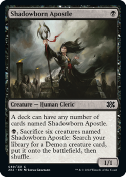 MTG - Shadowborn Apostle - Double Masters 2022 - NM, English Magic FLAT RATE SHI - Image 1