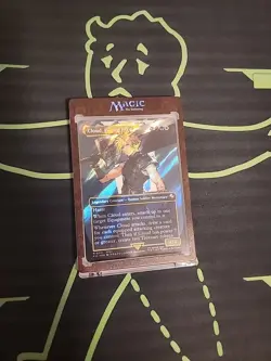 Cloud EX-SOLDIER Magic Gathering Final Fantasy, Borderless, Surge Foil M 0210 - Image 1