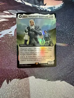 Magic MTG - Dion, Bahamut's Dominant (Extended Art) Final Fantasy Foil - Image 1