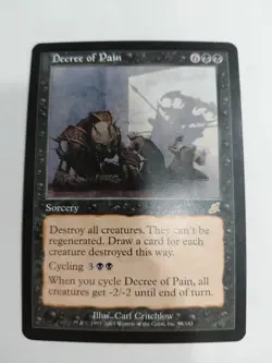 Scourge #64 Decree of Pain NM - Image 1