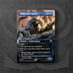Hullbreaker Horror •Borderless• Rare Kraken Horror, Innistrad Remastered INR MTG - Image 1