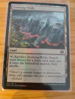MTG Evolving Wilds (FOIL) 261 The Brothers' War M/NM Free UK P&P - Image 1