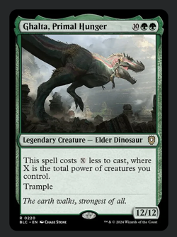 Ghalta, Primal Hunger -MTG EDH BEGINNER FRIENDLY CUSTOM GREEN COMMANDER DECK - Image 1