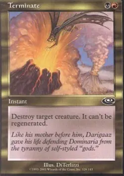 4x Terminate Moderate Play, English Planeshift MTG Magic - Image 1