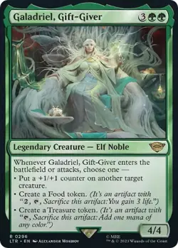 Magic the Gathering- Lord of the Rings- Galadriel, Gift-Giver-Rare-LP - Image 1