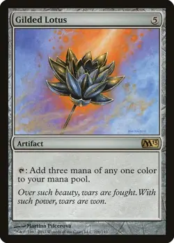 GILDED LOTUS LP Lightly Played Magic the Gathering MTG Magic 2013 M13 - Image 1