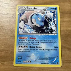 Pokemon TCG Blastoise Cosmos Holo Rare Promo BW Plasma Blast 16/101 LP - Image 3