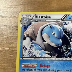 Pokemon TCG Blastoise Cosmos Holo Rare Promo BW Plasma Blast 16/101 LP - Image 4