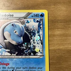 Pokemon TCG Blastoise Cosmos Holo Rare Promo BW Plasma Blast 16/101 LP - Image 5