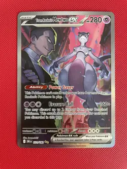 Pokemon TCG Team Rocket's Mewtwo EX 231/182 - Image 1