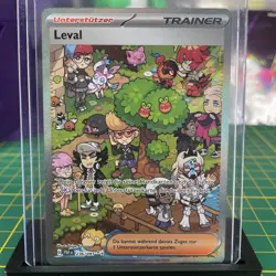 Pokemon Karte Leval 236/091 | Paldeas Schicksale SIR | Deutsch Near Mint - Image 2