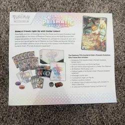 Prismatic Evolutions ETB Factory Sealed Pokemon TCG - TEAR on the side - Image 2