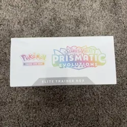 Prismatic Evolutions ETB Factory Sealed Pokemon TCG - TEAR on the side - Image 5