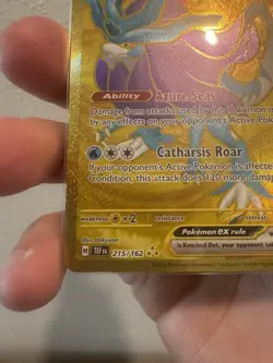 Pokemon TCG Walking Wake ex 215/162 SV05 Hyper Rare Full Art Holo Eng 2024 HP220 - Image 5
