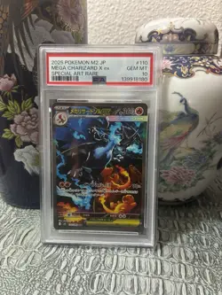 2025 POKEMON MEGA CHARIZARD X EX SAR #110 INFERNO X M2 SAR PSA 10 GEM MINT - Image 1