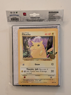 Pokemon TCG 25th First Partner's Collector's Binder Oversized w/ Pikachu Jumbo - Image 2