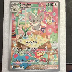 Pokemon Cinccino 183/162 SV05 Temporal Forces IR Holo Full Art ENG - Image 1