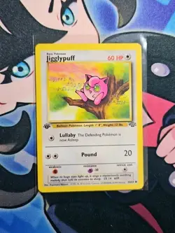 Jigglypuff 54/64 1st Edition Jungle Regular Pokemon TCG LP - Image 1