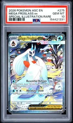2026 Pokemon Ascended Heroes Mega Froslass ex SIR PSA 10 Gem Mint #275/217 - Image 1