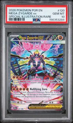 2026 POKEMON POR EN-PERFECT ORDER SIR #120 MEGA ZYGARDE EX PSA 10 🔥 - Image 2