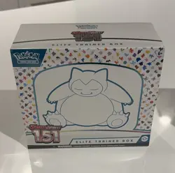 Pokemon TCG Scarlet & Violet 151 Elite Trainer Box Snorlax English 1 Box - Image 1