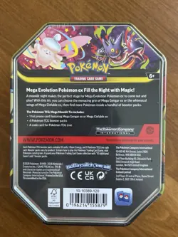 Mega Gengar Moonlit Tin - Pokemon TCG Chaos Rising & Perfect O Booster - Fast 📦 - Image 3