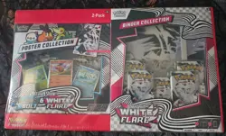 Pokemon Black Bolt and White Flare Binder + Poster Collection Sam's Club Bundle - Image 1