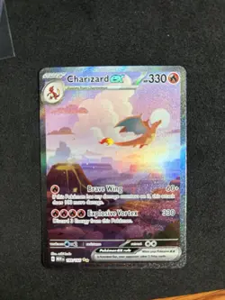 Charizard Ex 199/165 Pokemon 151 - Just pulled - MINT With Great Centering - Image 1