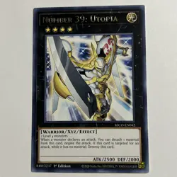 YuGiOh - Number 39: Utopia KICO-EN042 Rare NM/Mint - Image 1