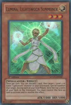 Lumina, Lightsworn Summoner - LCGX-EN247 - Ultra Rare - 1st Edition - Lightly Pl - Image 1