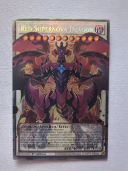 YUGIOH Red Supernova Dragon BLGG-EN139 Extended Art Starlight - Image 1