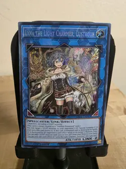 YuGiOh Card: Lyna the Light Charmer, Lustrous RA04-EN081 Secret Rare 1st Ed! NM - Image 1
