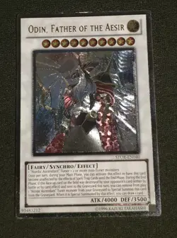 Yu-Gi-Oh! Odin, Father Of The Aesir STOR-EN040 Ultimate Rare Unlimited LP - Image 1