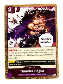 Thunder Bagua - OP01-119 R - Rare - Foil - Romance Dawn - One Piece_3 - Image 1