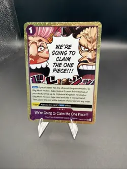 We're Going to Claim the One Piece!!! OP07-077 500 Years in the Future Foil NM - Image 1